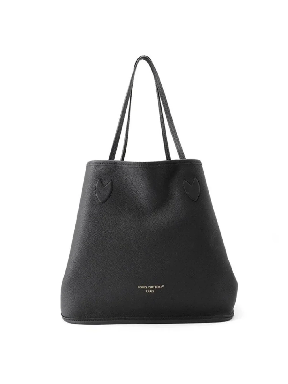 Louis Vuitton Tote Bag Monogram Gray Leather Neverfull Inside Out MM Reversible